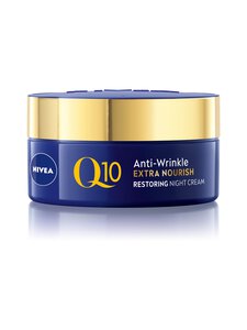 NIVEA - Öökreem Q10 POWER Anti-Wrinkle + Extra Nourishing 50 ml | Stockmann