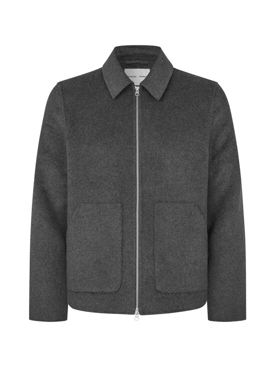 Samsoe Samsoe - Sapaulo-kangastakki - CLR000659 DARK GREY MEL. | Stockmann - photo 1