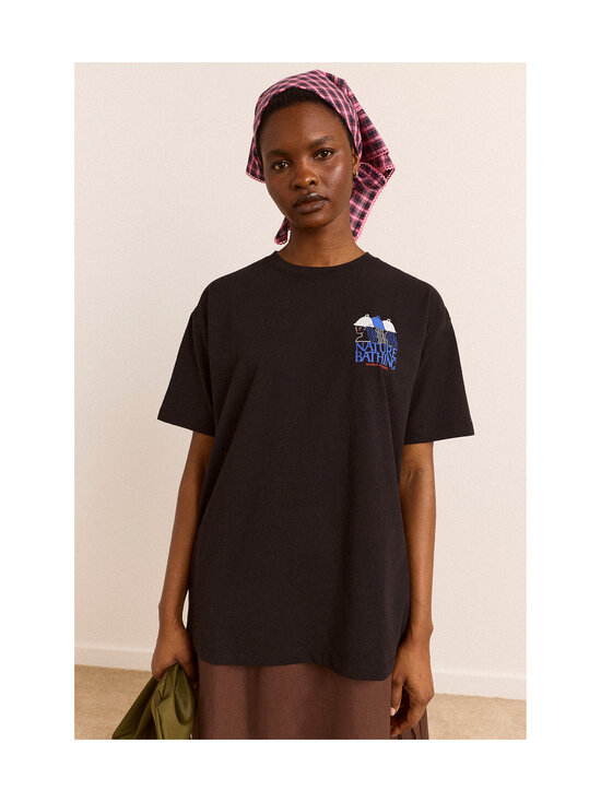 Damson Madder - Nature Bathing Graphic t-paita - BLACK | Stockmann - photo 4