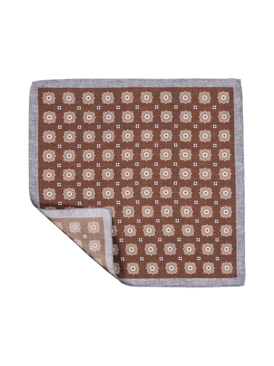Stockholm Kravatt - Medallion-silkkitaskuliina - BROWN 21 - photo 2 Stockholm Kravatt - Medallion-silkkitaskuliina - BROWN 21 | Stockmann - photo 2