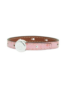 Tory Burch - Icon Leather -rannekoru - LIGHT SILVER / ROSE SUNSET | Stockmann