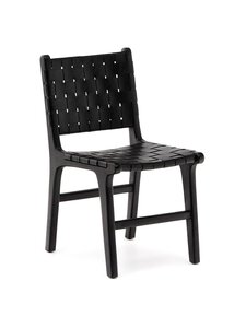 Kave Home - Calixta-tuoli musta nahka - BLACK | Stockmann
