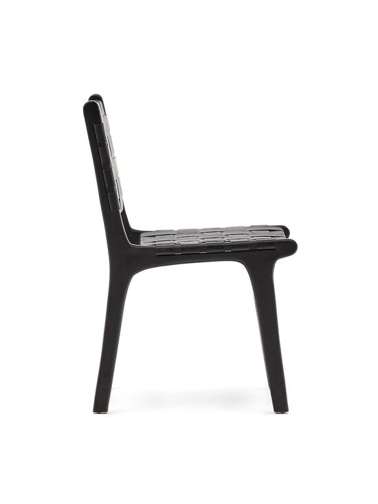 Kave Home - Calixta-tuoli musta nahka - BLACK | Stockmann - photo 2