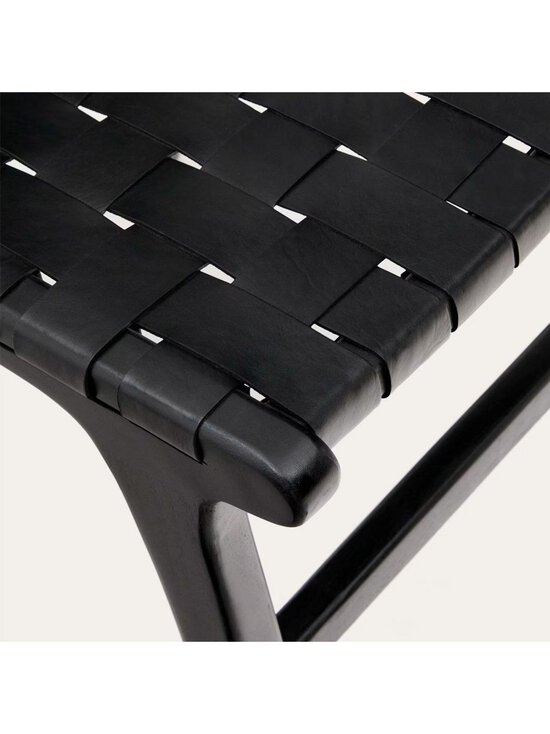Kave Home - Calixta-tuoli musta nahka - BLACK | Stockmann - photo 3