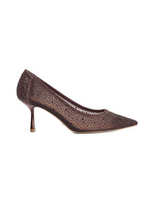 Dune London - Kontsakingad Brivelle Mesh Hotfix Court - BURGUNDY | Stockmann