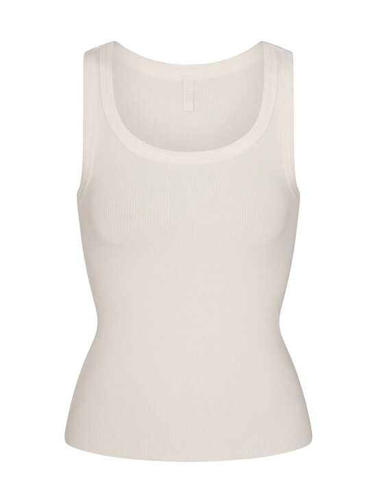 SKIMS - Cotton Rib High Scoop Tank -toppi - MARBLE | Stockmann - photo 1