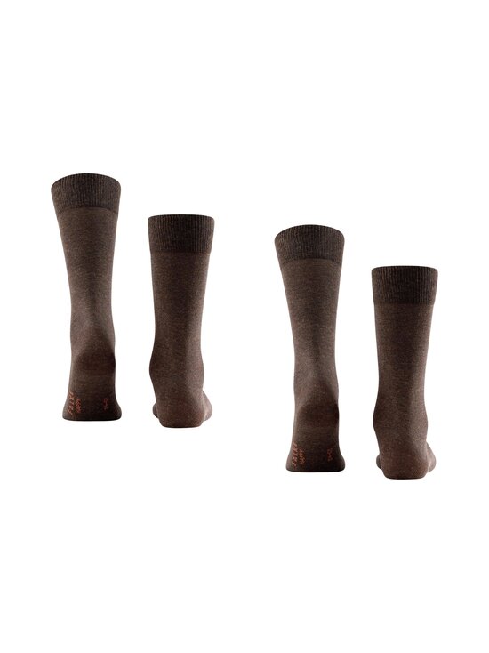 Falke - Puuvillased sokid Happy Double, 2 paari - 5450 DARK BROWN | Stockmann - photo 3