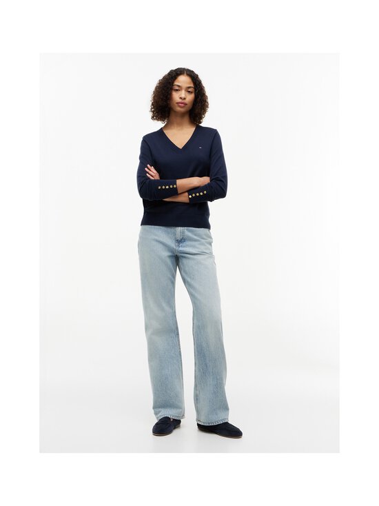 Tommy Hilfiger - Jersey Stitch -neulepusero - C1G DARK NIGHT NAVY | Stockmann - photo 2