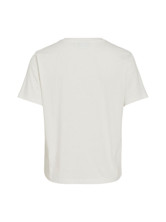 Vila - ViSybilla O-Neck Lemon t-paita - SNOW WHITE DETAIL:POSITANO VICTORIA BLUE | Stockmann - photo 2