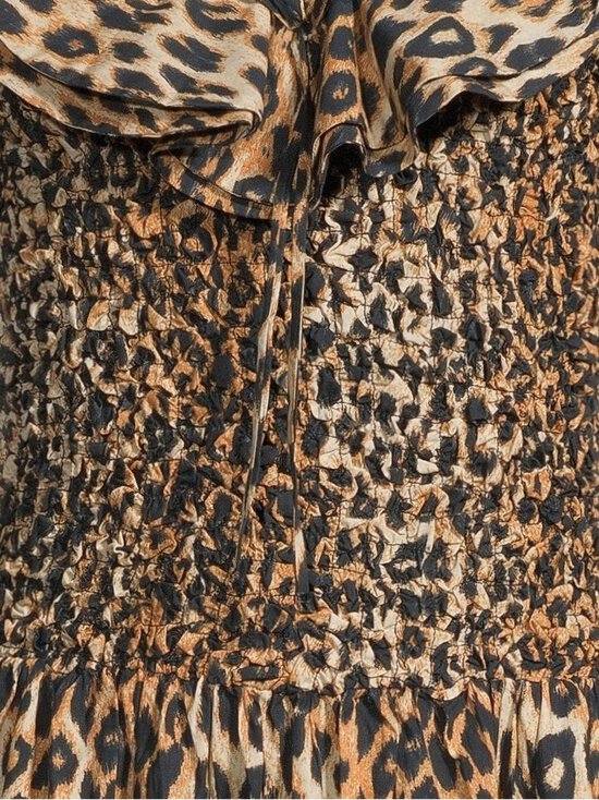 Damson Madder - Harper Shirred Leopard -midimekko - LEOPARD | Stockmann - photo 5