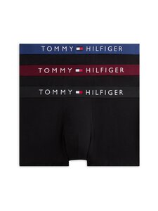 Tommy Hilfiger - Trunk-alushousut 3-pack - 06J DP RGE/BLK/BLUE JEAN | Stockmann