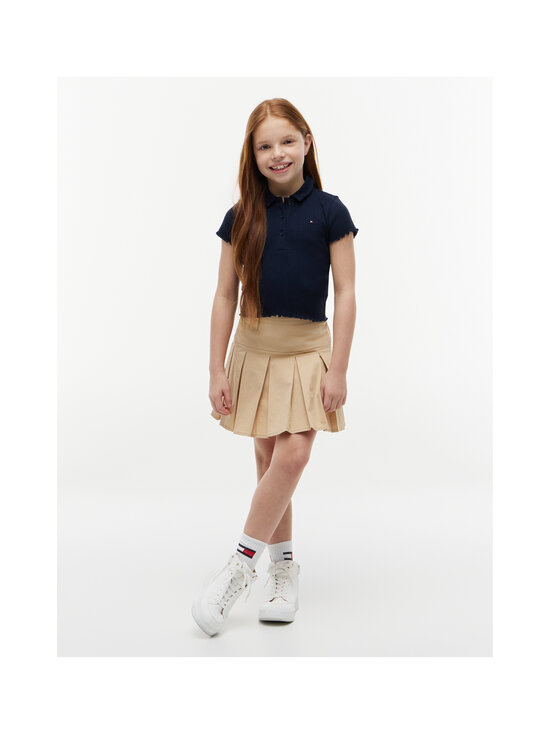 Tommy Hilfiger - Pointelle polo krekls - C1G DARK NIGHT NAVY | Stockmann - photo 4