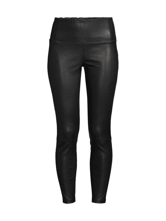 Allsaints - Cora-nahkaleggingsit - BLACK | Stockmann - photo 1