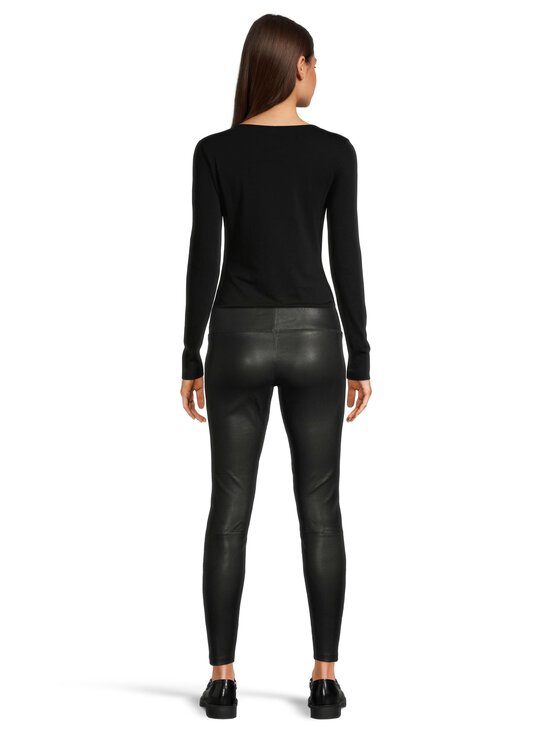 Allsaints - Cora-nahkaleggingsit - BLACK | Stockmann - photo 4