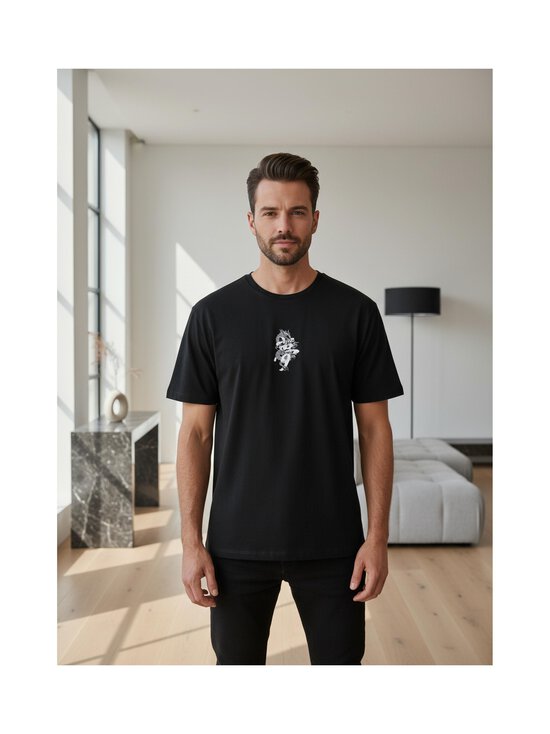 Jack & Jones - JJMiko T-paita - BLACK PRINT:W. PRINT FROM WHITE | Stockmann - photo 3
