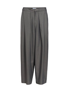 Object - ObjNoami Loose -housut - GUNMETAL DETAIL:PINSTRIPED | Stockmann