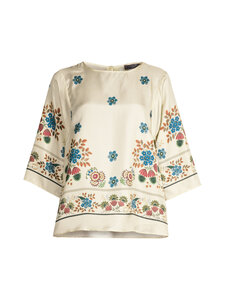 Max Mara Weekend - Wkdsamba-silkkipaita - 001 IVORY | Stockmann
