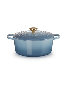 Le Creuset - Signature apaļa čuguna panna 28 cm - CHAMBRAY | Stockmann