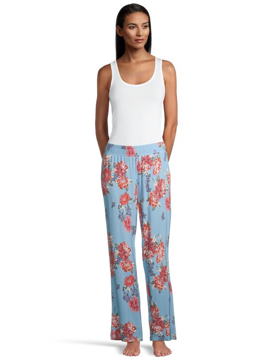 A+more - Corinne-pyjamahousut - BLUE FLOWERPRINT | Stockmann - photo 3