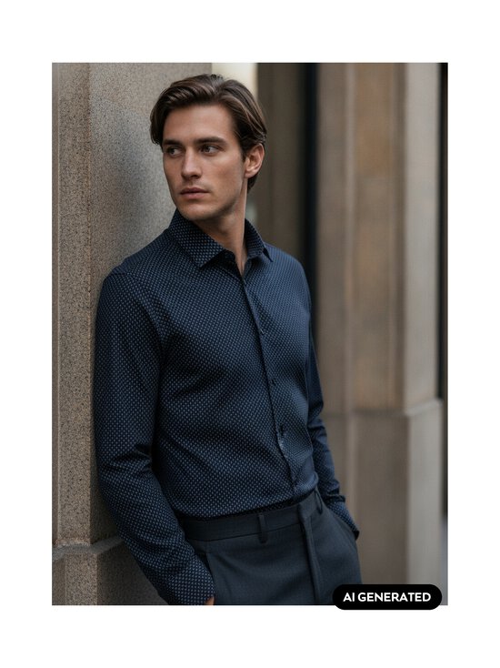 BOSS - Hank-kauluspaita - DARK BLUE | Stockmann - photo 2