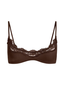 SKIMS - Fits Everybody Lace Scoop Bralette -rintaliivit - ESPRESSO | Stockmann