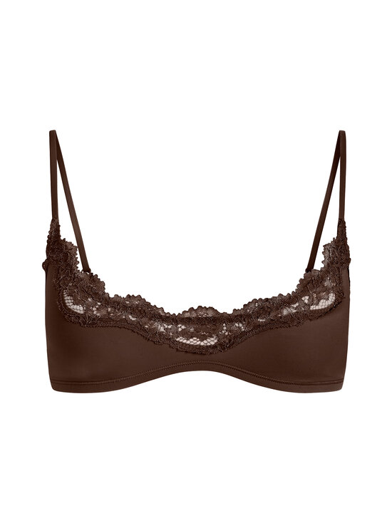 SKIMS - Fits Everybody Lace Scoop Bralette -rintaliivit - ESPRESSO | Stockmann - photo 1