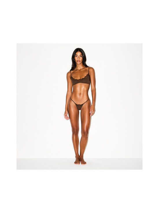 SKIMS - Fits Everybody Lace Scoop Bralette -rintaliivit - ESPRESSO | Stockmann - photo 5