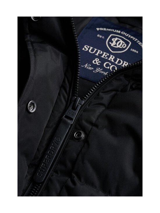 Superdry - Hooded 5 Baffle Sports -toppatakki - 02A BLACK | Stockmann - photo 4