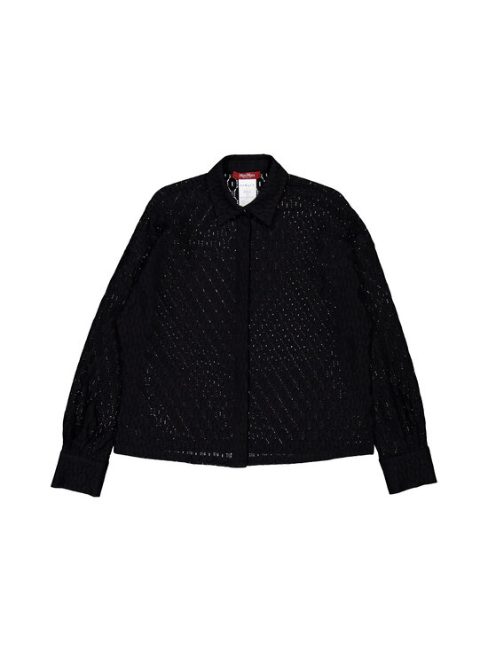 Max Mara Studio - Mstpanno Button-Neck -neule - 003 BLACK | Stockmann - photo 1