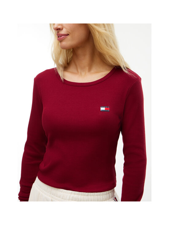 Tommy Hilfiger - Rib-trikoopaita - XJS ROUGE | Stockmann - photo 5
