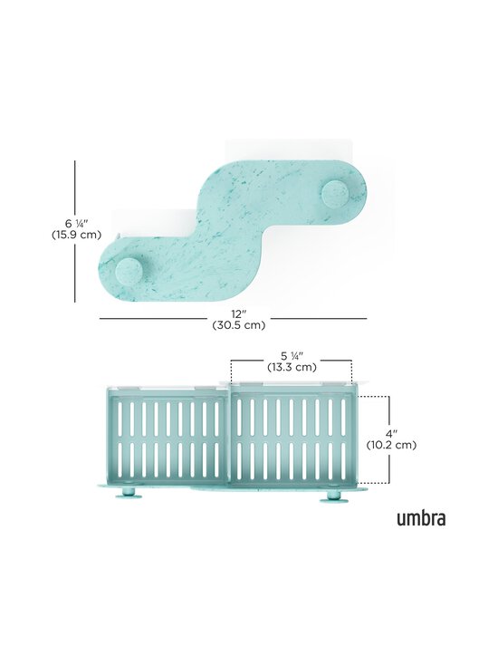 Umbra - Nami Adhesive -säilytysteline - OCEAN BLUE | Stockmann - photo 8