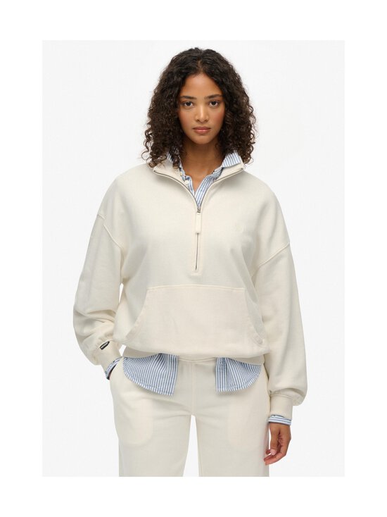 Superdry - Studios Half Zip -paita - 71D OFF WHITE | Stockmann - photo 3