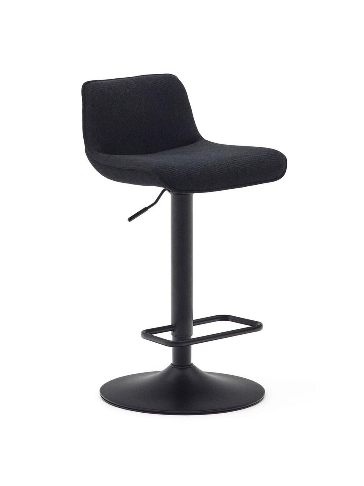 Zenda-baarituoli musta/musta 81-102 cm