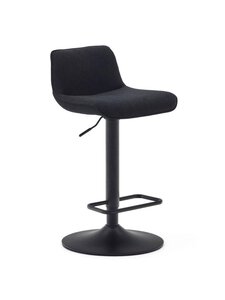 Kave Home - Zenda-baarituoli musta/musta 81-102 cm - BLACK | Stockmann