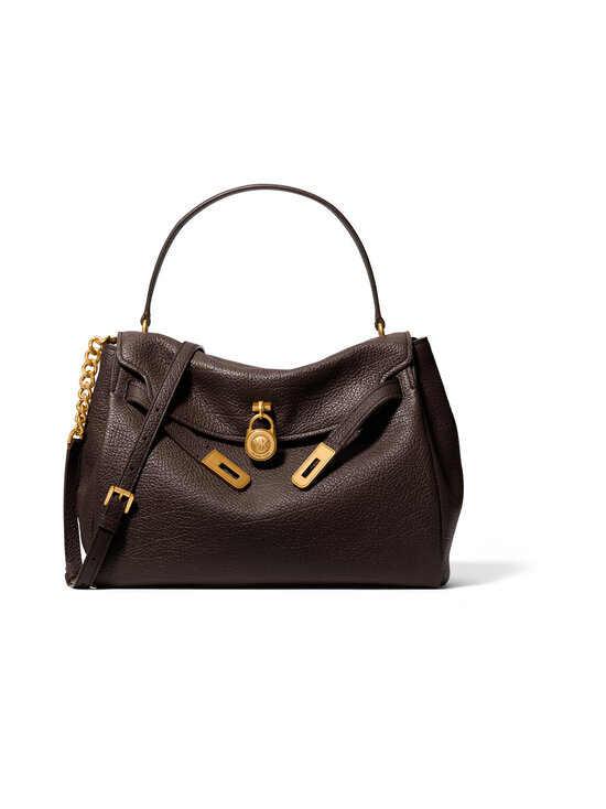 Michael Michael Kors - Hamilton Moderne Large Flap Satchel -laukku - 251 CHOCOLATE | Stockmann - photo 1