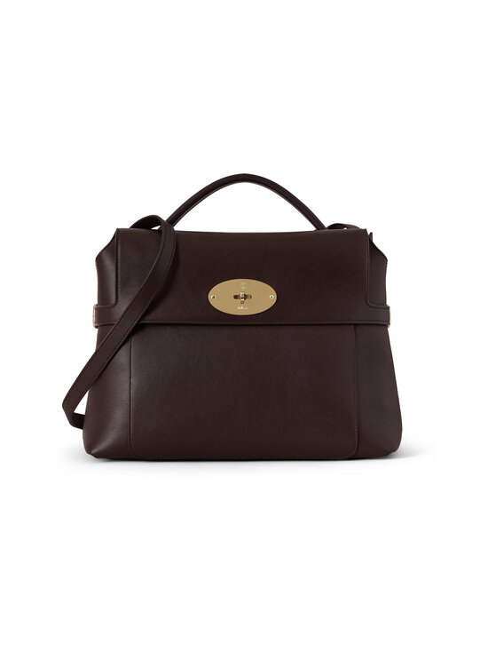 Mulberry - Stevie Top Handle Smooth Supple Leather -laukku - A110 EBONY | Stockmann - photo 1