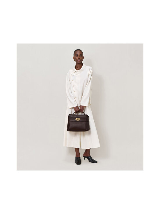 Mulberry - Stevie Top Handle Smooth Supple Leather -laukku - A110 EBONY | Stockmann - photo 6