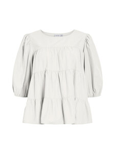 Vila - Vikelli 3/4 O-Neck -paita - SNOW WHITE | Stockmann