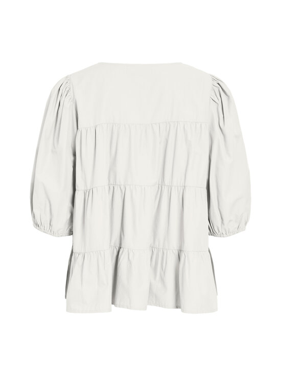 Vila - Vikelli 3/4 O-Neck -paita - SNOW WHITE | Stockmann - photo 2
