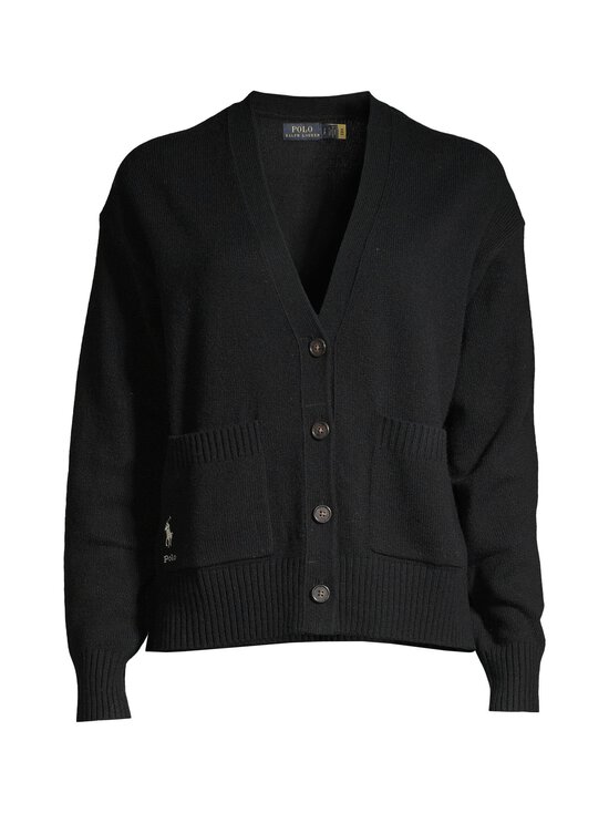 Wool Blend Cardigan with Cashmere