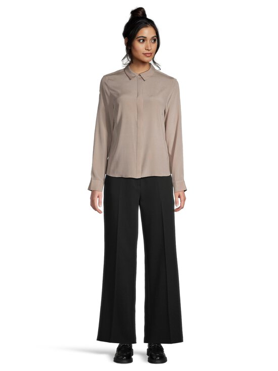 ESSENTIALS by Stockmann - Janna Wide Leg bikses - BLACK | Stockmann - photo 3