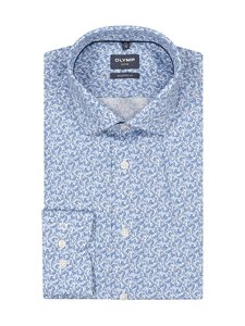 Olymp - Modern Fit Stripe krekls ar apkakli - 11 BLEU | Stockmann