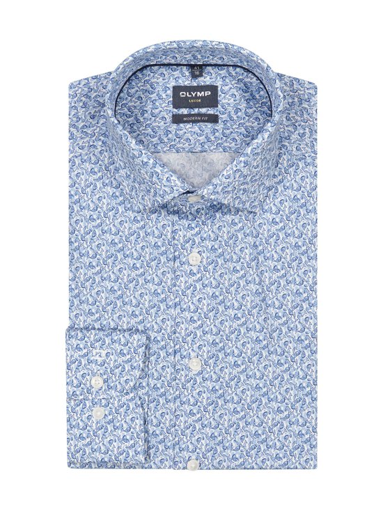 Olymp - Modern Fit Stripe krekls ar apkakli - 11 BLEU | Stockmann - photo 1