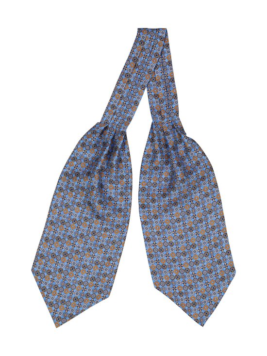Stockholm Kravatt - Flower Medallion Ascot -silkkihuivi - 1 NAVY | Stockmann - photo 2