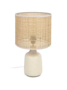 Kave Home - Erna-pöytävalaisin - VALKOINEN,LUONNONVÄRINEN | Stockmann