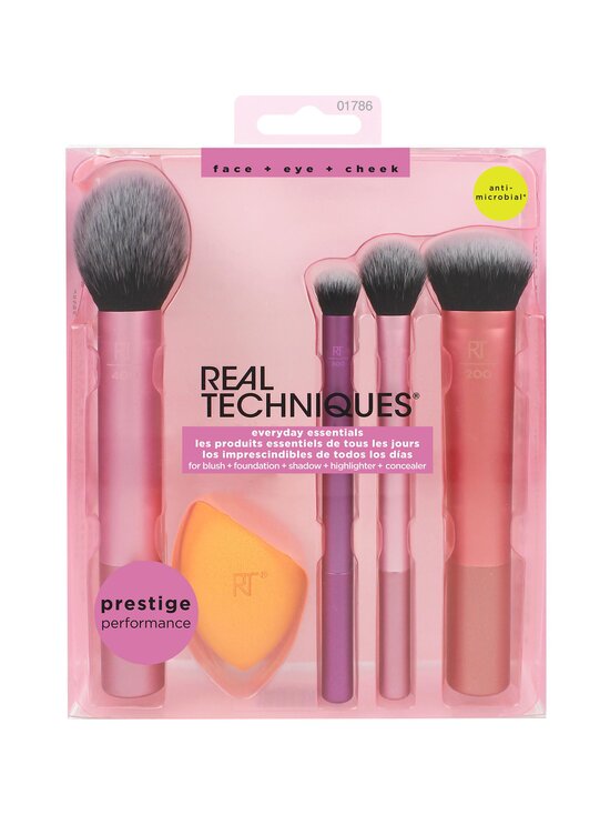 Real Techniques - Everyday Essentials Make Up Brush Set -sivellinsetti, 5 osaa - VAALEANPUNAINEN - photo 2 Real Techniques - Everyday Essentials Make Up Brush Set -sivellinsetti, 5 osaa - VAALEANPUNAINEN | Stockmann - photo 2