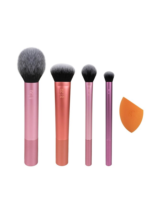 Real Techniques - Everyday Essentials Make Up Brush Set -sivellinsetti, 5 Osaa