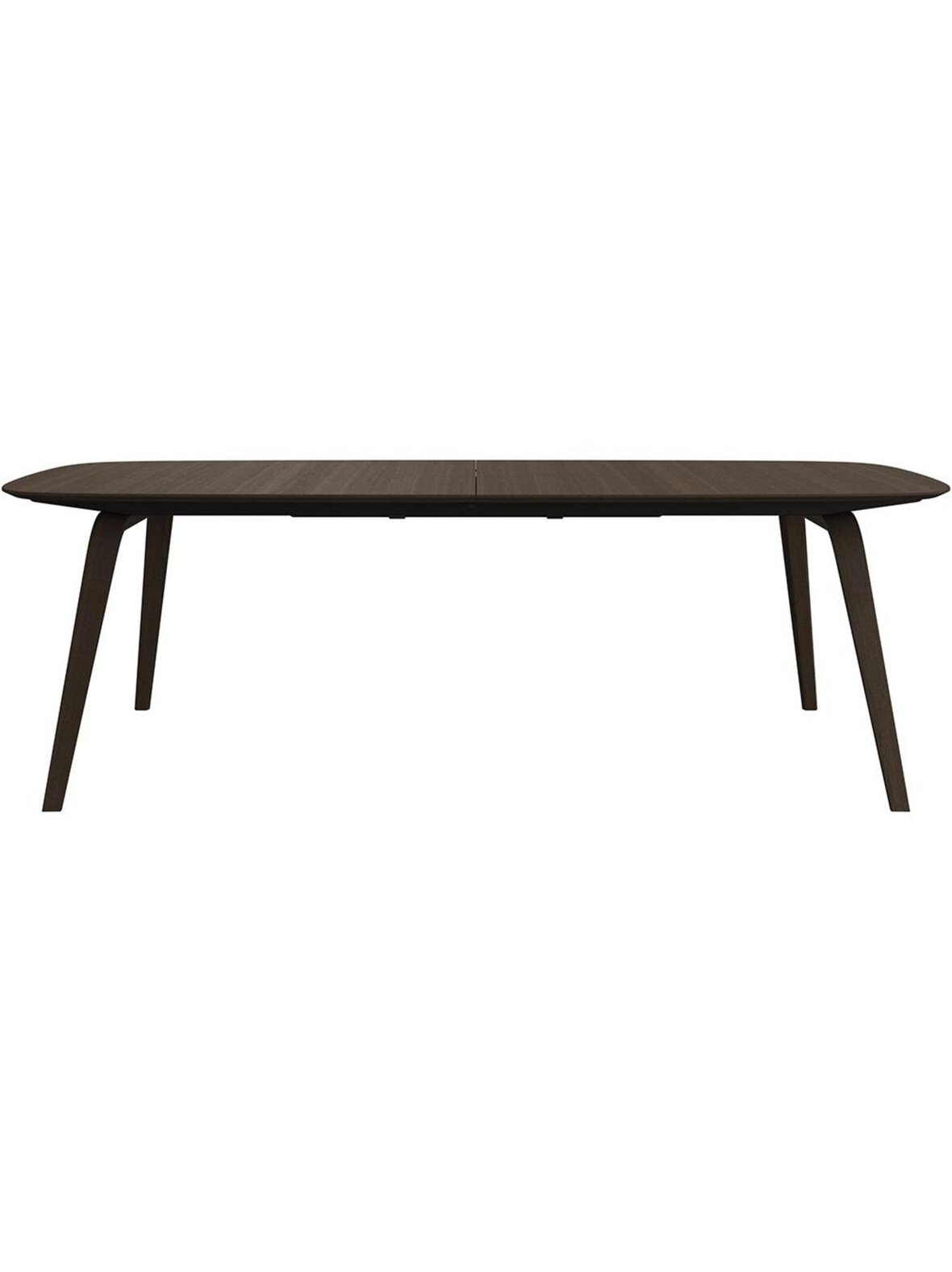 Hauge- jatkettava ruokapöytä tumma tammi 99 x 240/310 cm
