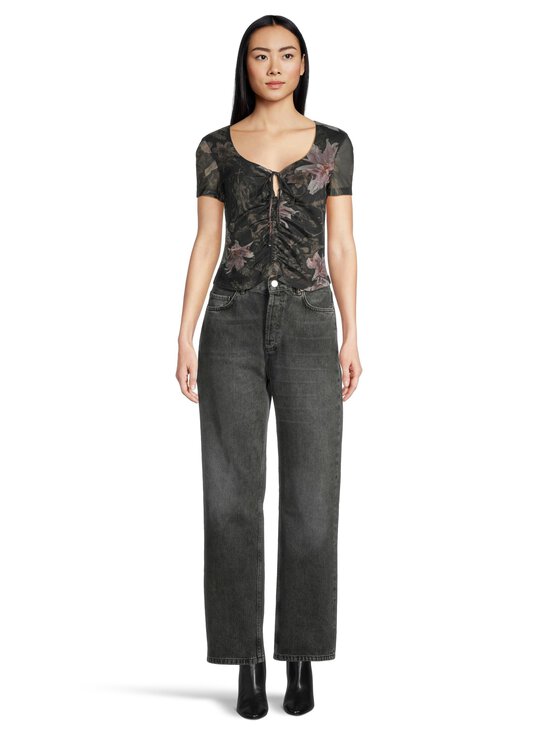 Allsaints - Gabby Mesh -trikootoppi - CRYSTAL BLACK | Stockmann - photo 2