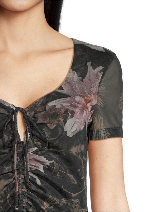 Allsaints - Gabby Mesh -trikootoppi - CRYSTAL BLACK | Stockmann - photo 5